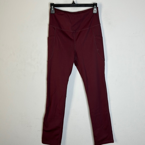 By Together Pants - By together maroon leggings L